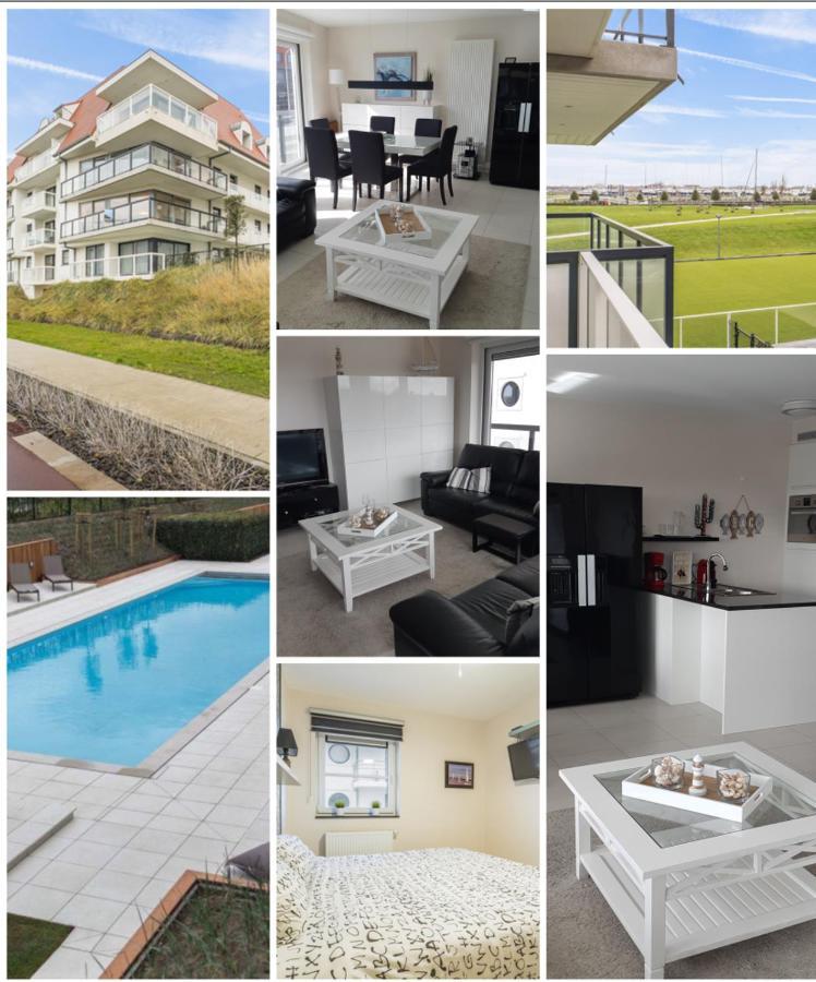 Sailors Beach VI Villa Jalina Verwarmd Zwembad In Het Hoogseizoen Nieuwpoort Zewnętrze zdjęcie